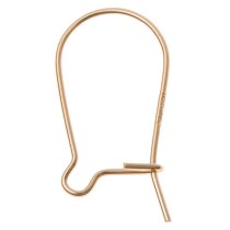10x 14k Rose Gold Filled Kidney Earwie EAR Wire Earring Hook