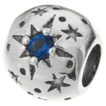 925 Sterling Silver Dream Comes True CZ Crystal Heart European Bead Charm