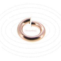 10x 14k Rose Gold Filled Twist & Lock Jumplock Open Jump Rings 4mm 20 Gauge Wire