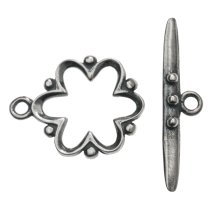 1x Bali Sterling silver Galaxy Toggle clasp 15mm