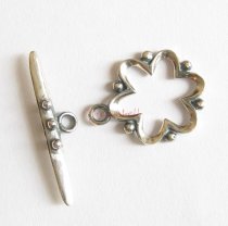 1x Bali Sterling silver Galaxy Toggle clasp 15mm