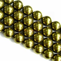 50x Swarovski Elements Crystal Pearls 5810 Round Brass 4mm