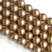 50x Swarovski Elements Crystal Pearls 5810 Round Powder Almond 4mm