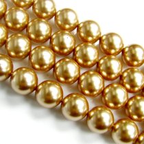 50x Swarovski Crystal Pearls 5810 Round Rose Gold 8mm
