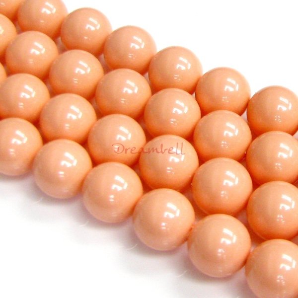 50x Swarovski Elements Crystal Pearls 5810 Round Pink Coral 3mm