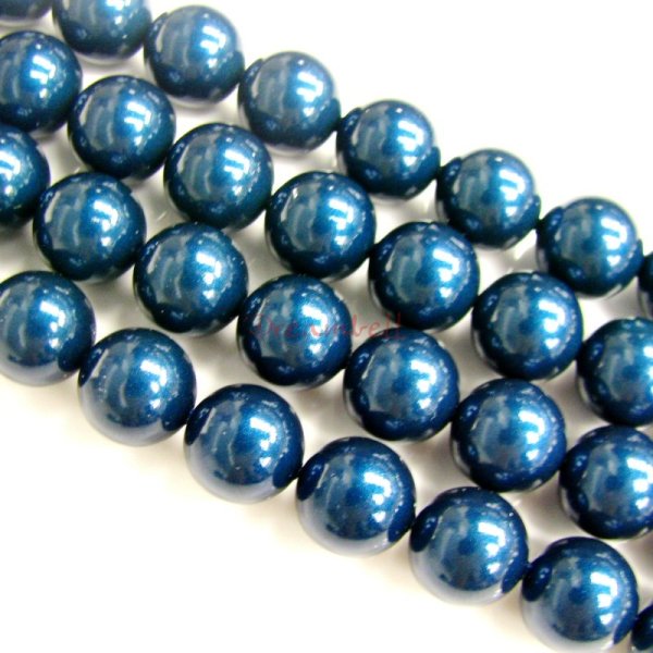 50x Swarovski Elements Crystal Pearls 5810 Round Petrol 3mm