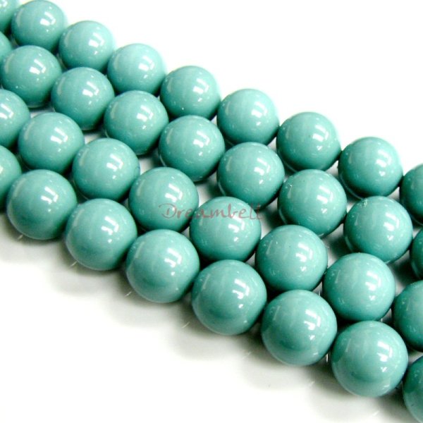 10x Swarovski Crystal Pearls 5810 Round Jade 10mm