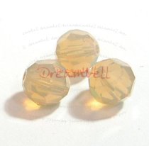 6 x Swarovski Crystal Elements Round Faceted 5000 Sand Opal 8mm