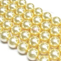 50x Swarovski Elements Crystal 5810 Round Light Gold Pearl 5mm