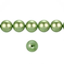 4x Swarovski Crystal Pearls 5810 Round Powder Green 12mm