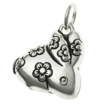 1x Antique 925 Sterling Silver Chinese Zodiac Rabbit Dangle Charm Pendant