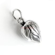 1x Antique 925 Sterling Silver Fruit Flower Bud Dangle Charm Pendant