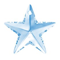 1x Swarovski Crystal Star Pendant Light Sapphire 6714 28mm