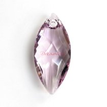1x Navette Swarovski Crystal 6110 Navette Pendant Light Amethyst 30mm