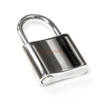 1x Sterling Silver Bright Padlock Clasp Pendant 14mm x 20mm