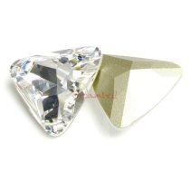 1x Swarovski Elements Triangular Cabochon Stone Crystal 4727 Clear 23mm