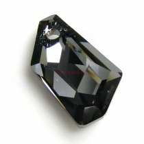 Swarovski Elements Crystal 6670 18mm Silver Night Pendant