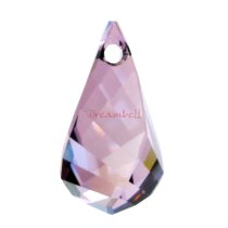 Swarovski Crystal 6020 Helix Lilac Shadow Pendant Charm 18mm