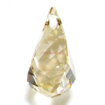 Swarovski Crystal 6020 Helix Golden Shadow Pendant Charm 30mm