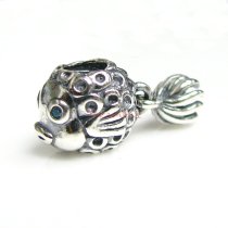 925 Sterling Silver Lovely Goldfish Dangle Bead for European Charm Bracelets