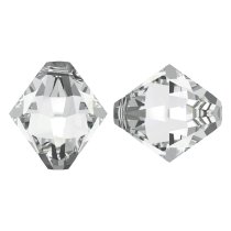 12x Swarovski Crystal 6328 Xilion Bicone Pendant Clear 6mm
