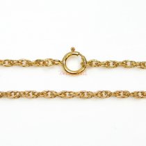 1x Italian 14k Gold Filled Rope Chain Necklace 18"