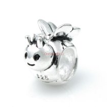 1x Sterling silver Honey Bee Bead for European Charm Bracelets