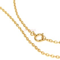 1x Italian 14k Gold Filled Rope Chain Necklace 18″