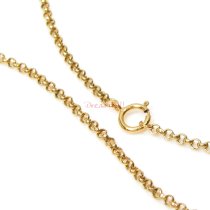 1x Italian 14k Gold Filled Rope Chain Necklace 18″
