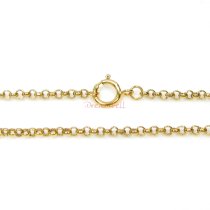 1x Italian 14k Gold Filled Rope Chain Necklace 18"