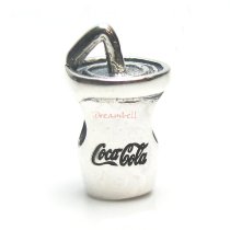 1x 925 Sterling Silver Cup of Coca-cola Bead for European Charm Bracelets