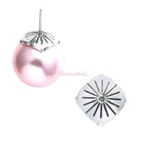 6x Antique 925 Sterling Silver Flower Bud Leaf Bead Cap 7.5mm