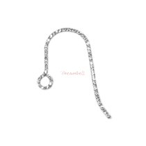 4pcs Sterling Silver Sparkle Ear Wire French Hook Earwires