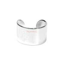 1x 925 Sterling Silver Round Plain Ring Clip-on Cuff Earrings / Ear Cuffs Wrap
