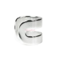 1x 925 Sterling Silver Round Double Ring Cuff Earring / Clip-on Ear Cuffs Wrap