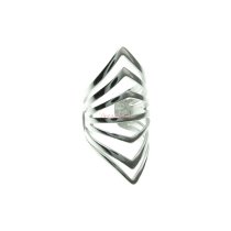 1x 925 Sterling Silver Filigree Gothic Ring Clip Cuff Earrings / Ear Cuffs Wrap