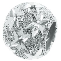 1x 925 Sterling Silver Twinkle Star Universe Stardust Bead for European Charm Bracelets