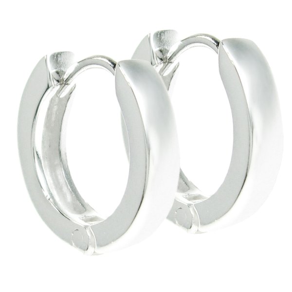 2 x 925 Sterling Silver 10mm Ring Hoop Dangle Stud Earwire Huggie Earrings