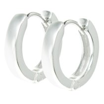 2 x 925 Sterling Silver 10mm Ring Hoop Dangle Stud Earwire Huggie Earrings