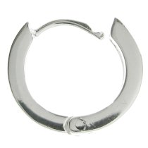 2 x 925 Sterling Silver 10mm Ring Hoop Dangle Stud Earwire Huggie Earrings