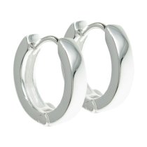 2 x 925 Sterling Silver 13mm Ring Hoop Dangle Stud Earwire Huggie Earrings