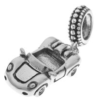 925 Sterling Silver Luxary Convertible Racing Car Dangle Bead for European Charm Bracelets