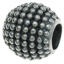 925 Sterling Silver Bali Round Dot Bead for European Charm Bracelets