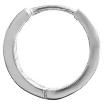 2 x Rhodium on 925 Sterling Silver Bali Flower Clear CZ Crystal Ring Hoop Dangle Stud Earwire Huggie Earrings