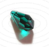 4x Swarovski Elements Crystal 6000 Teardrop Emerald 11mm