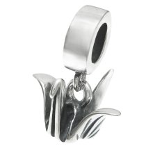 Antique 925 Sterling Silver Thousand Origami Paper Crane Lucky Wish Dangle Pendant for European Charm Bracelet