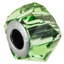 1x Swarovski Elements Crystal 5928 Becharmed Helix Bead Peridot 14mm