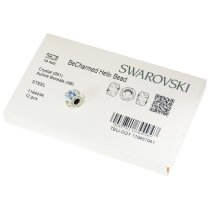 1x Swarovski Elements Crystal 5928 Becharmed Helix Bead Clear AB 14mm for European Charm Bracelets
