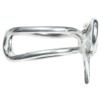 1x 925 Sterling Silver Gift Ribbon Knot Tie Non-pierced Earcuff Earring / Ear Wrap