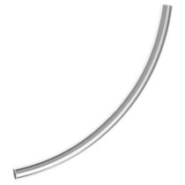 2x Sterling Silver Round Curved Tube Bead 35mm x 2mm